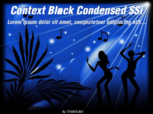 Context Black Condensed SSi example